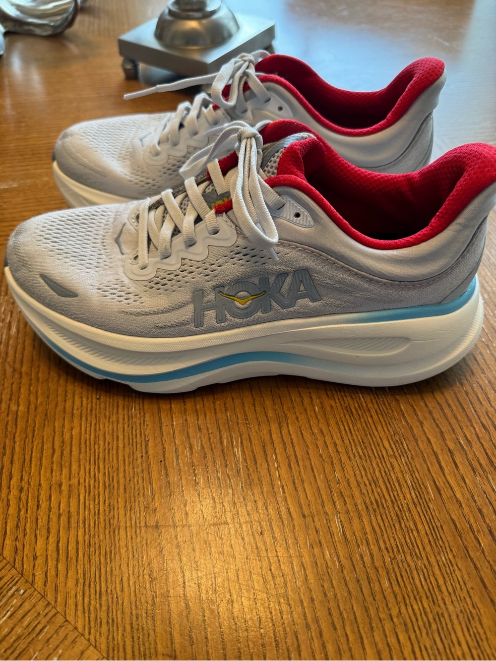 Hoka Bondi 9, Women, 8B, Cosmic Grey; Good Cond.; comfortable, good support. - Picture 2 of 8